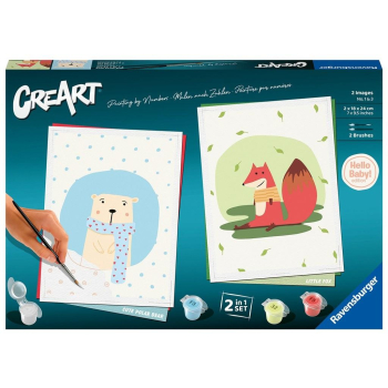 CreArt : Zestaw Miś z Liskiem